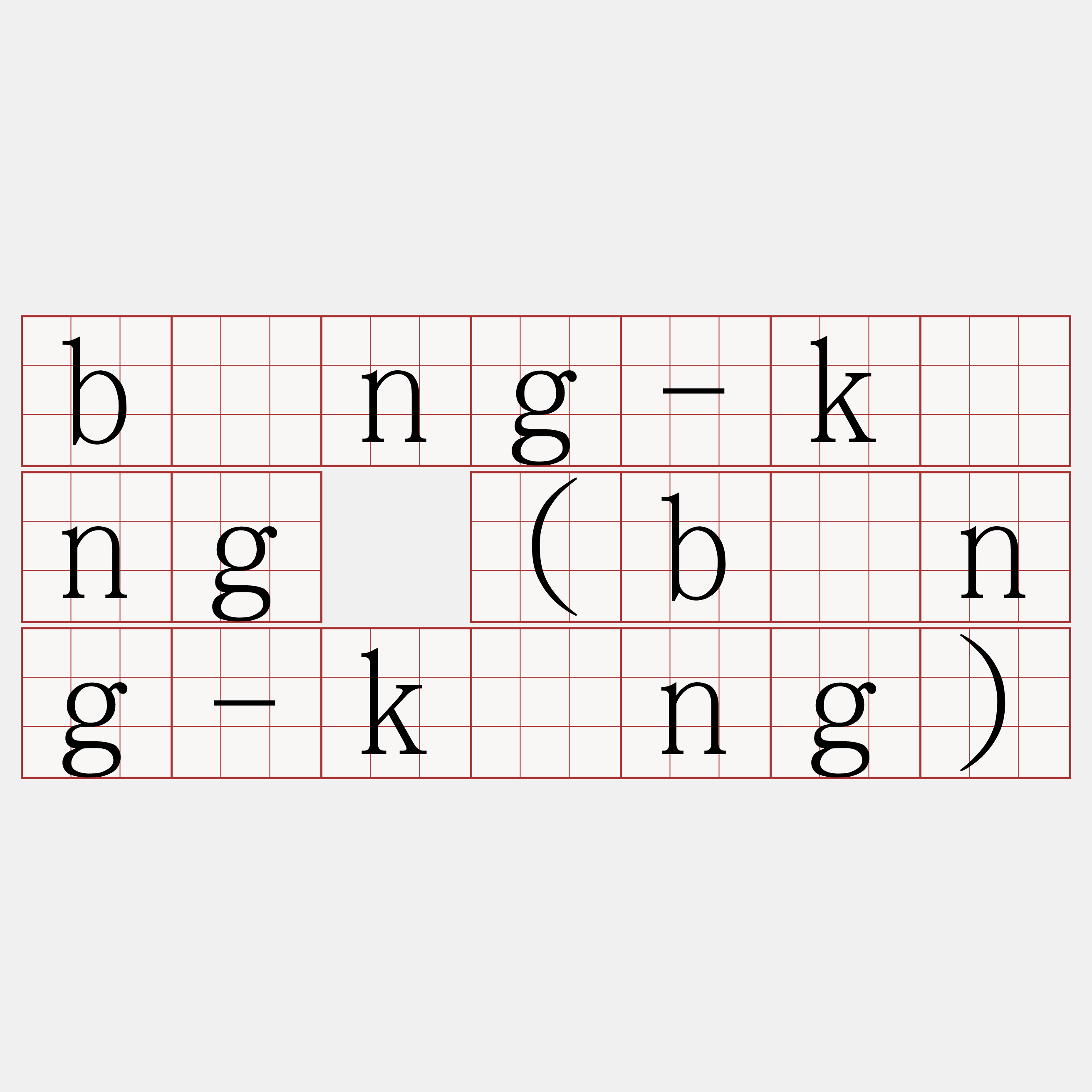 bōng-kíng (bāng-kíng)